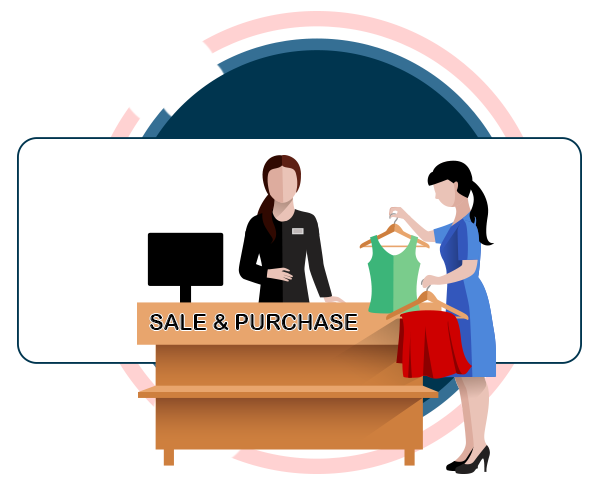 sale purchase garment